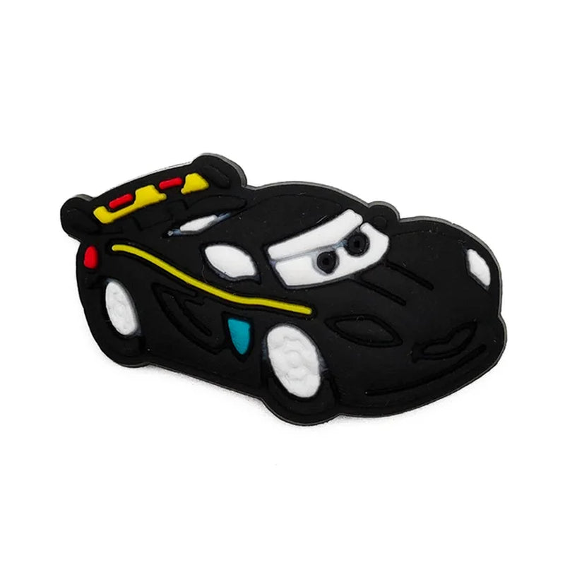 1Pcs Disney Racing Story Shoe Accessories Garden Cars Sandals Buckle Decorations Fit Croc Jibz Charm Kids Party Gifts