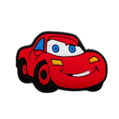 1Pcs Disney Racing Story Shoe Accessories Garden Cars Sandals Buckle Decorations Fit Croc Jibz Charm Kids Party Gifts